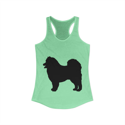 Samoyed Silhouette Women's Racerback Tank