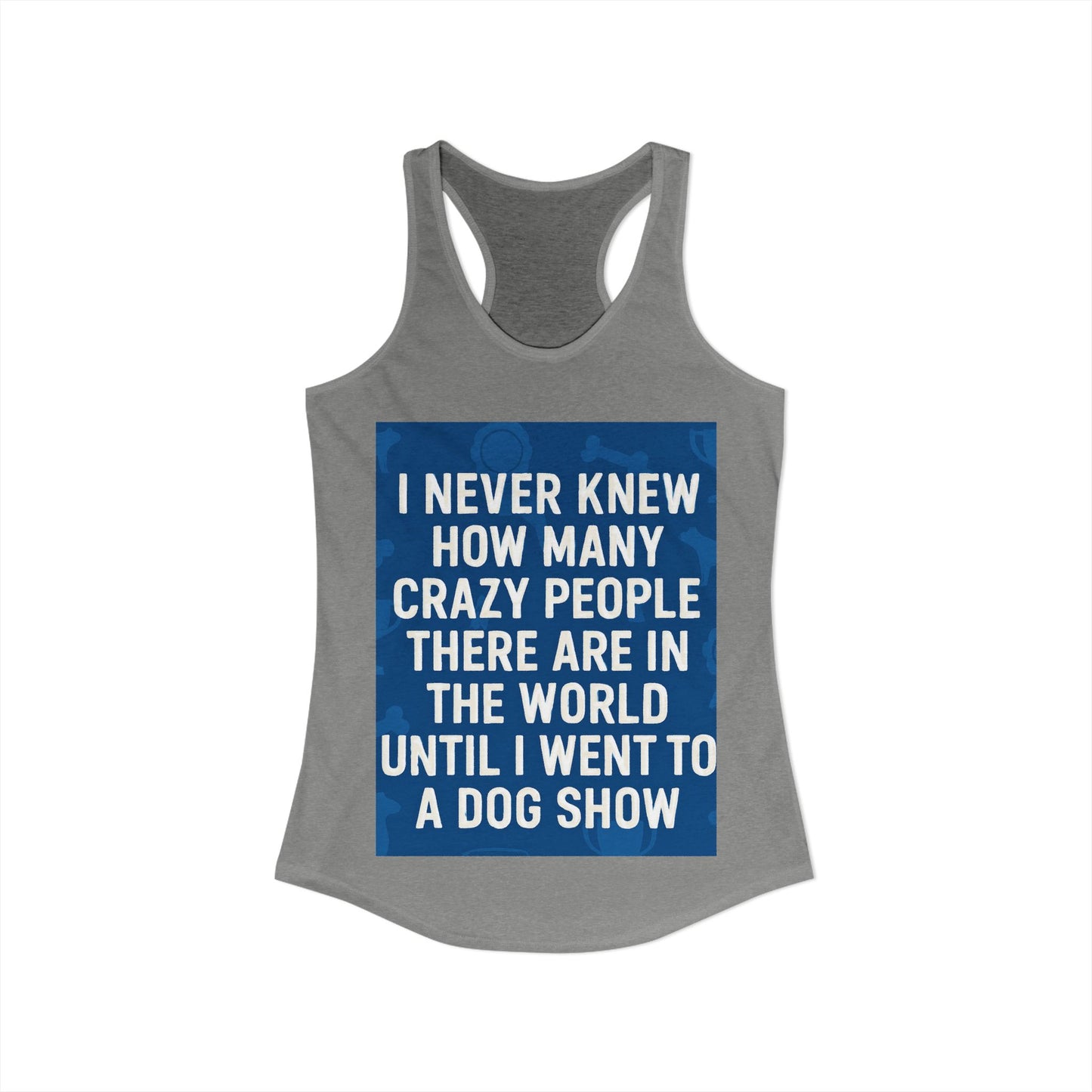 Never Knew Women's Racerback Tank