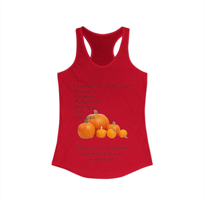 Fall In The South Women's Racerback Tank