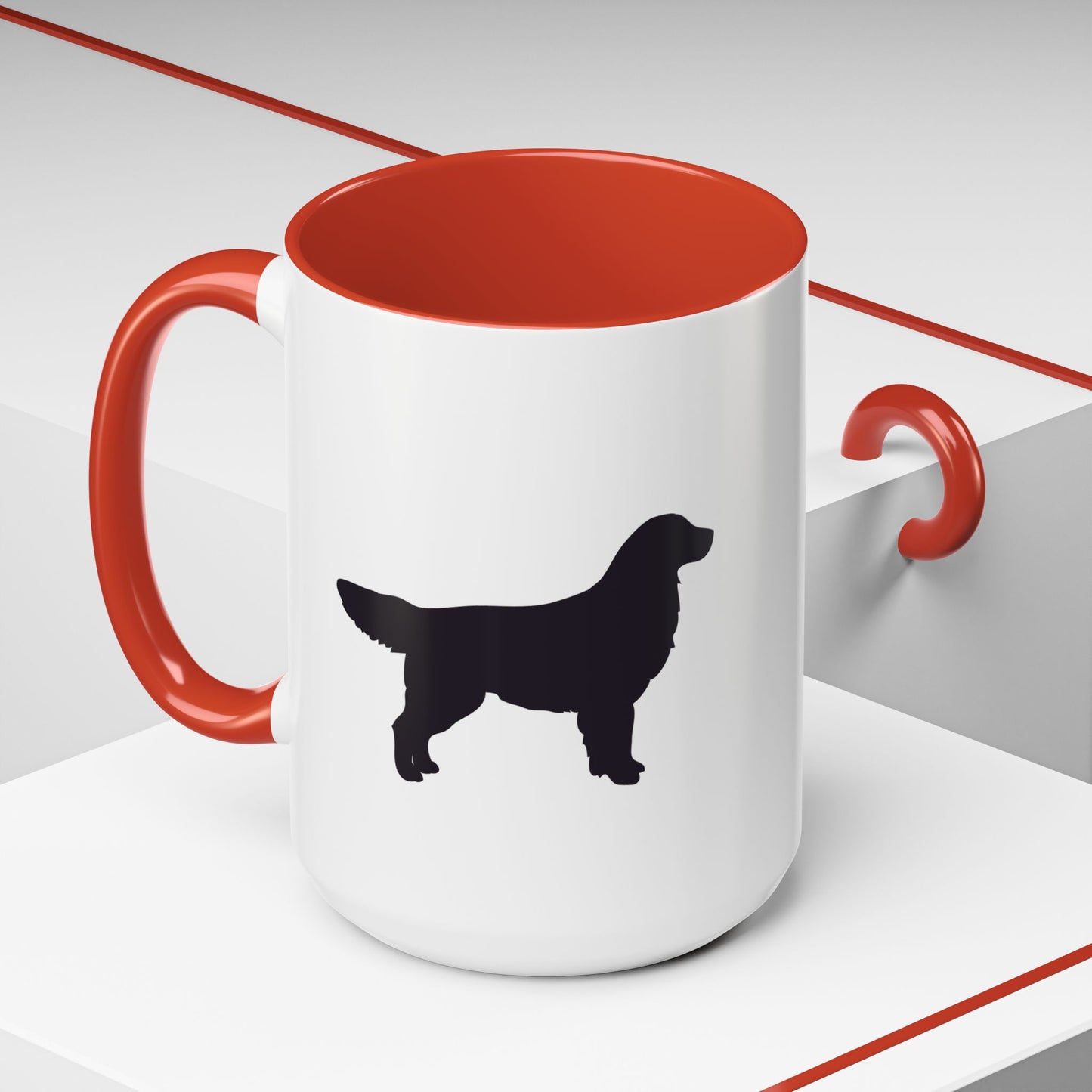 Golden Silhouette 2-Tone Coffee Mug