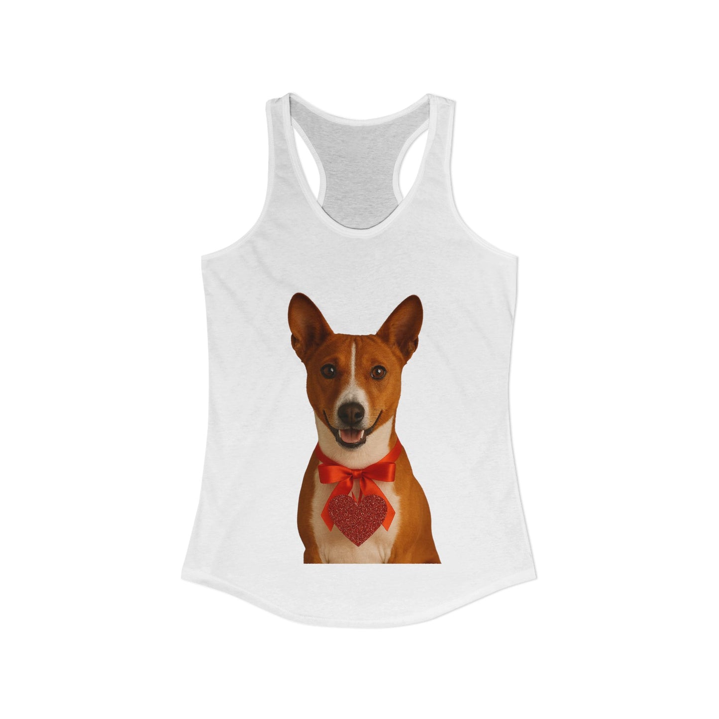 Cupid's Companion Basenji Women's Racerback Tank