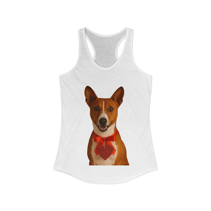 Cupid's Companion Basenji Women's Racerback Tank