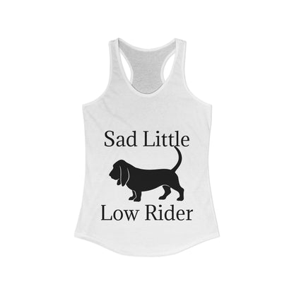 Sad Little Low Rider Women's Racerback Tank