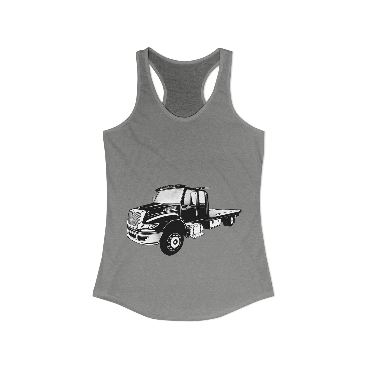 Flatbed Tow Truck Women's Racerback Tank