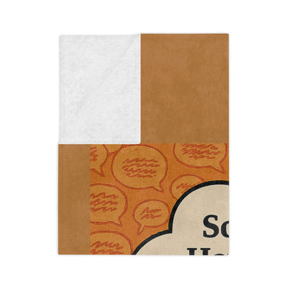 Special Way Of Talking Velveteen Microfiber Blanket