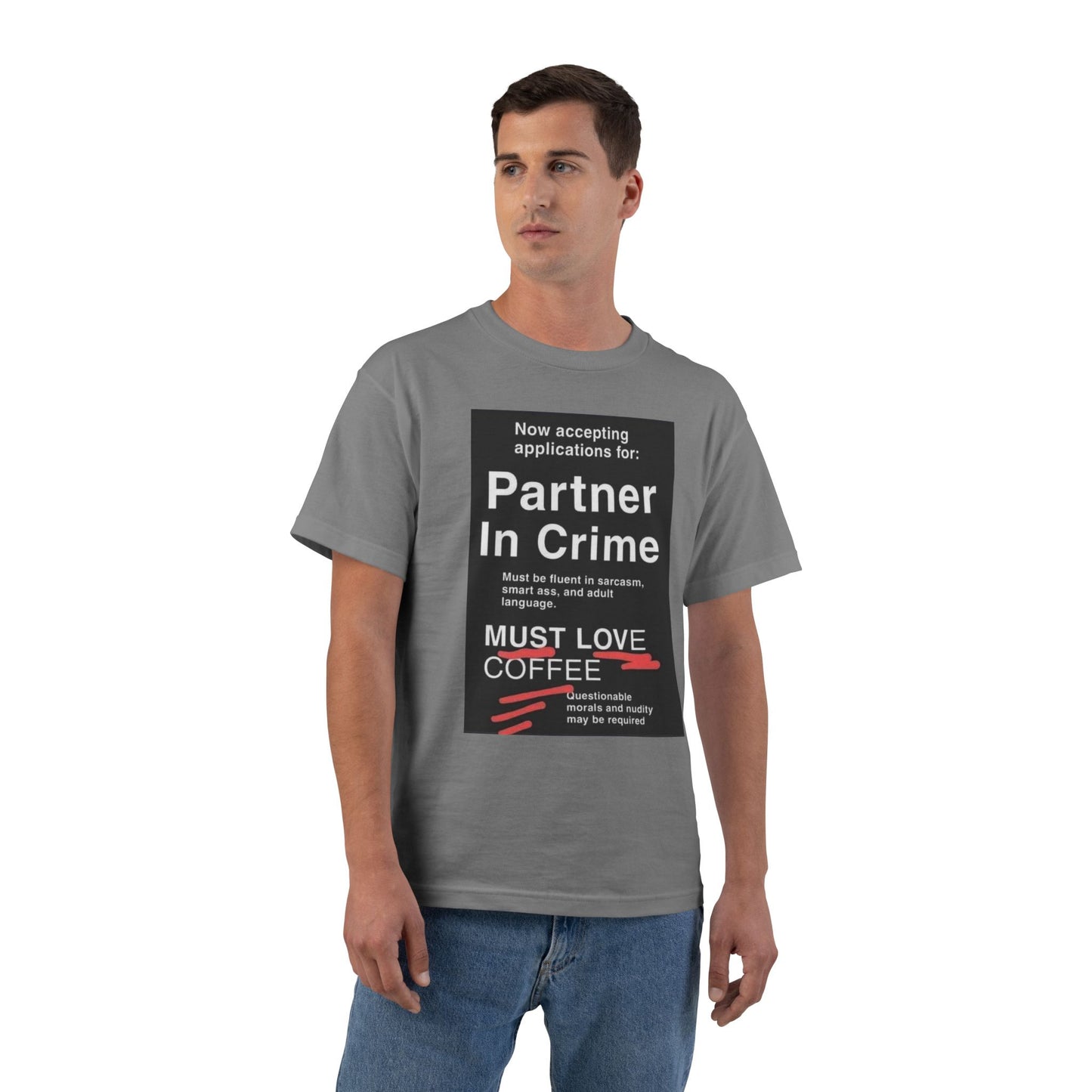 Partner In Crime Men's Short-Sleeve Crewneck Tee