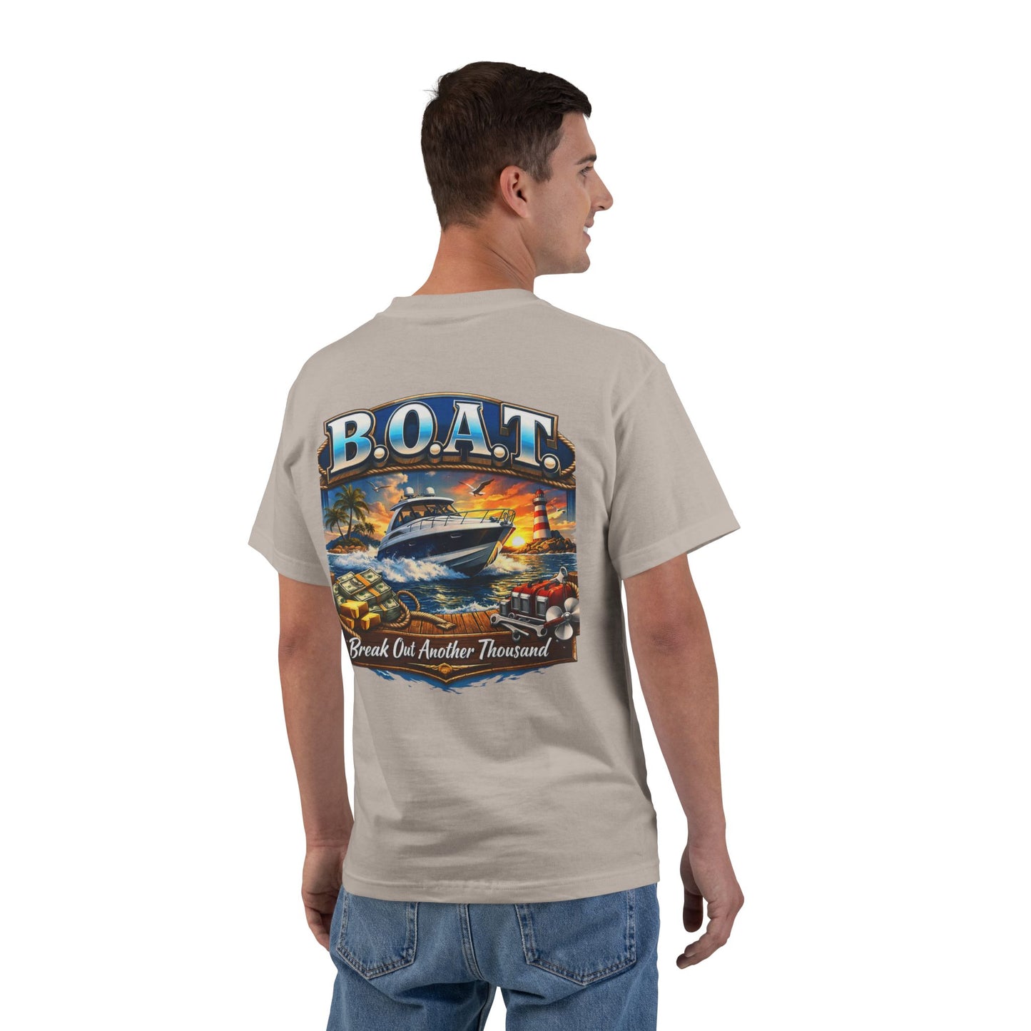 B.O.A.T. Men's Short-Sleeve Crewneck Tee