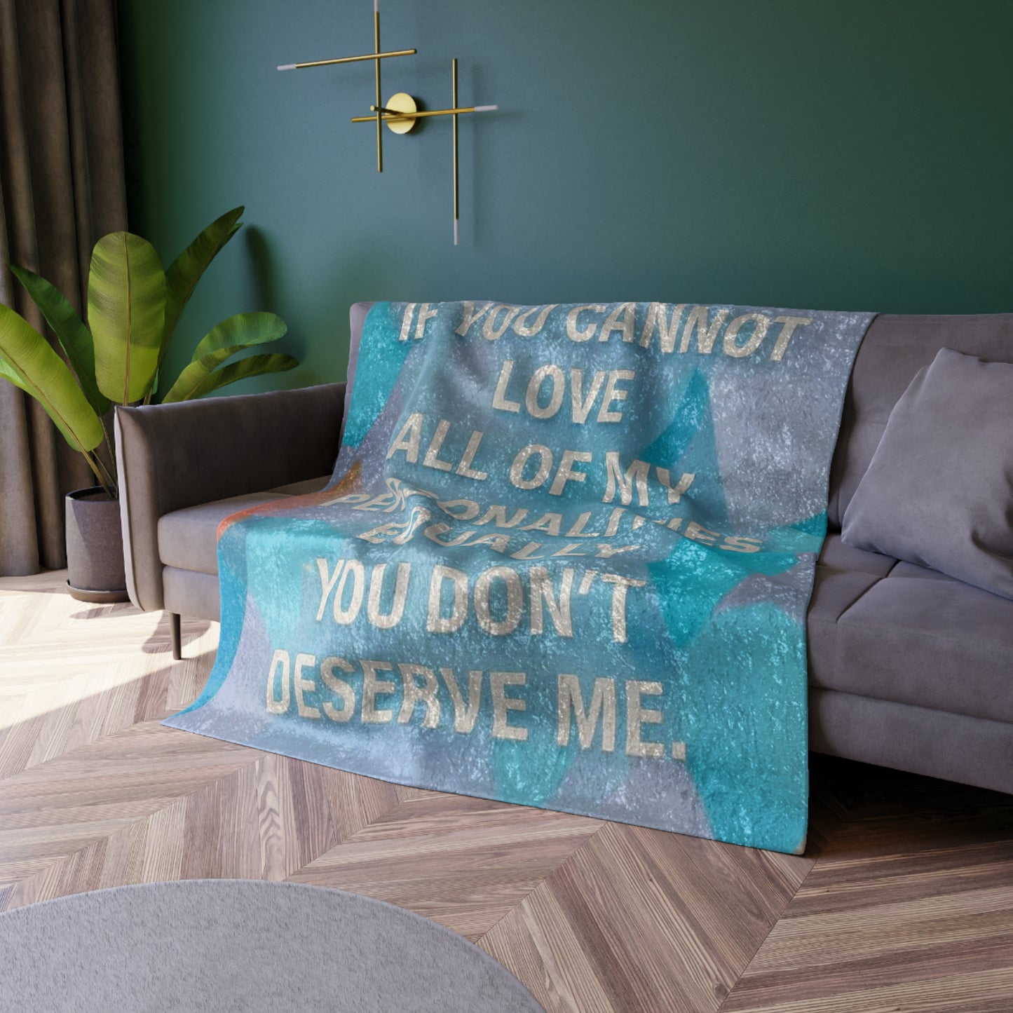 All Of My Personalities Crushed Velvet Blanket