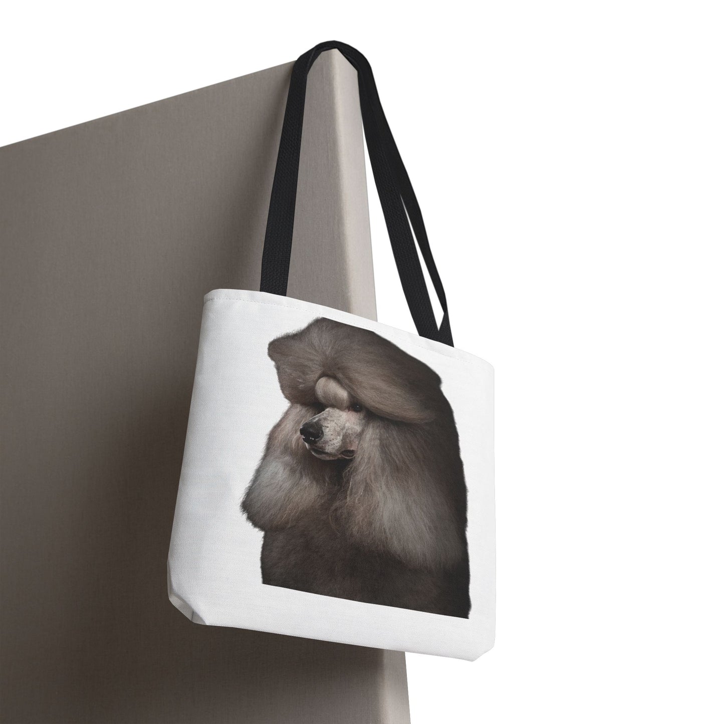 Poodle Head Tote Bag