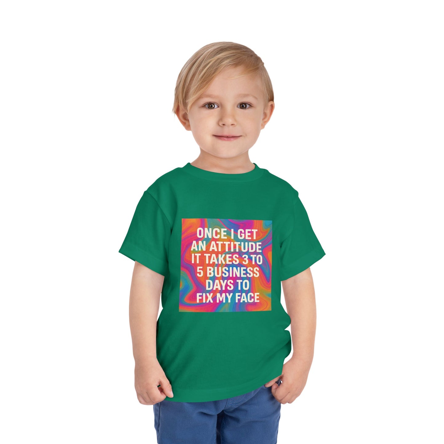 Fix My Face Toddler Unisex Short Sleeve Crewneck Tee