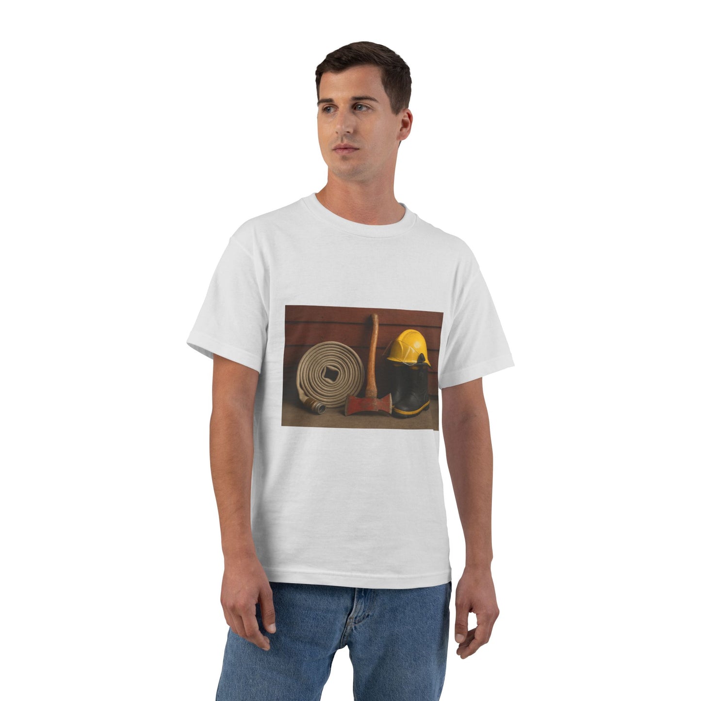 Fire/Rescue Appreciation Men's Short-Sleeve Crewneck Tee