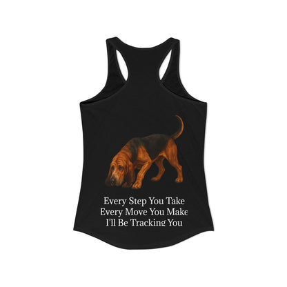Tracking You Women's Racerback Tank