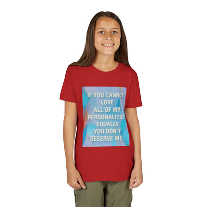 All Of My Personalities Youth Unisex Short Sleeve Crewneck Tee
