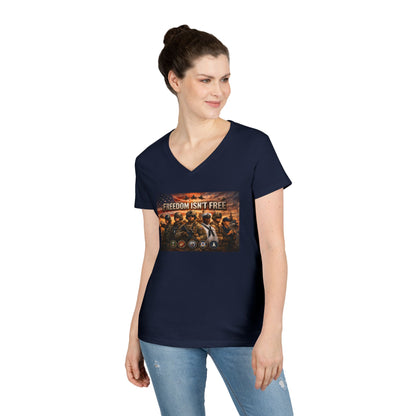Freedom Isn't Free Women's V-Neck T-Shirt