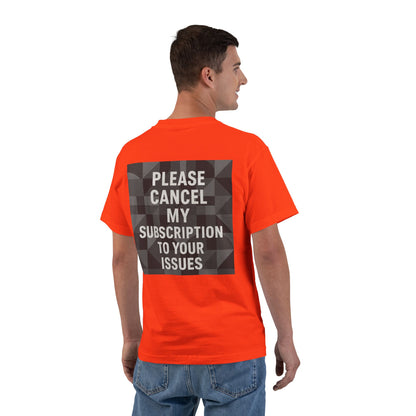 Cancel My Subscription Men's Short-Sleeve Crewneck Tee