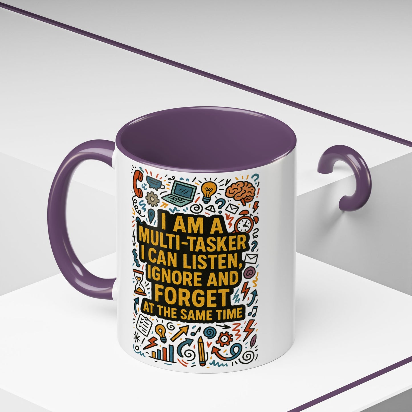 Multi-Tasker 2-Tone Coffee Mug