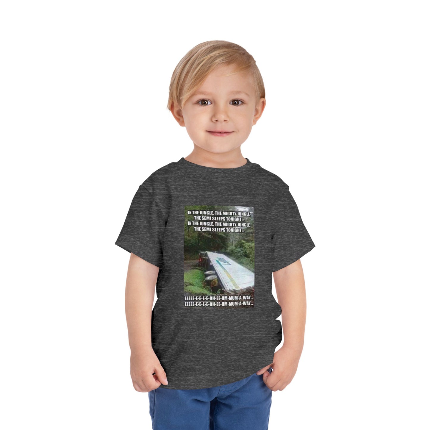 Semi Sleeps Toddler Unisex Short Sleeve Crewneck Tee
