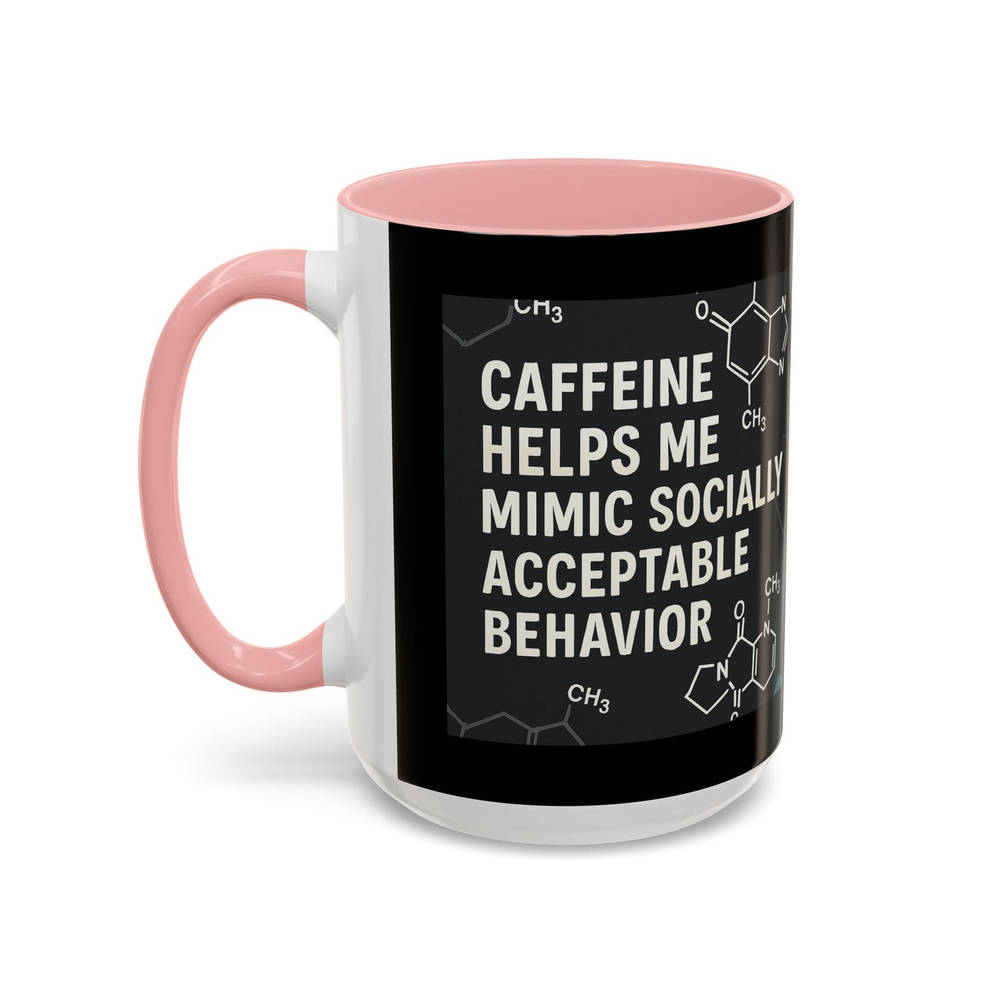 Socially Acceptable 2-Tone Coffee Mug