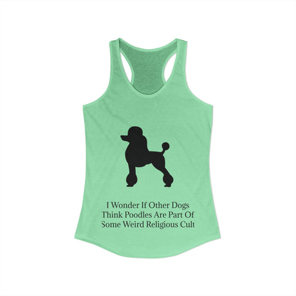 I Wonder Women's Racerback Tank