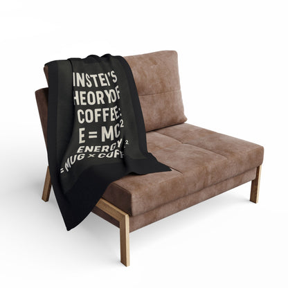 Einstein's Theory Of Coffee Arctic Fleece Blanket