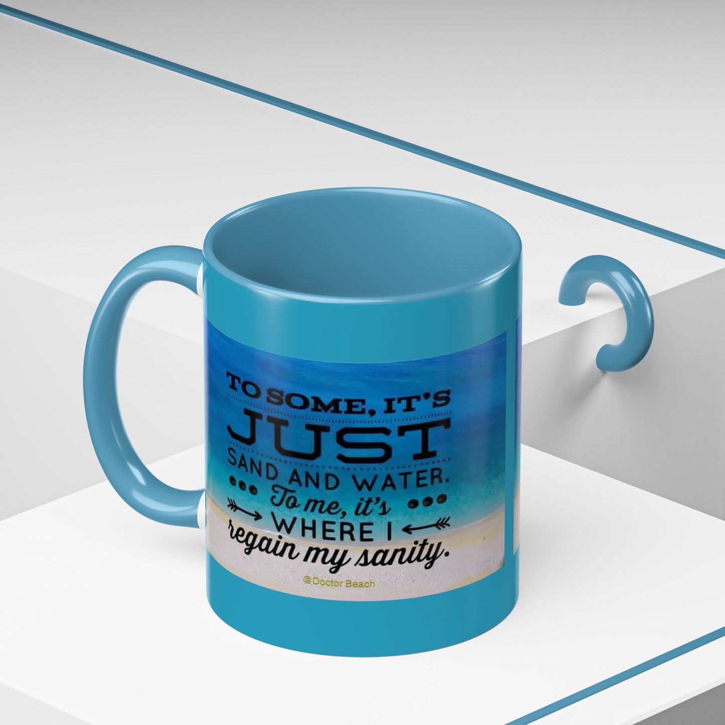 Dr. Beach 2-Tone Coffee Mug