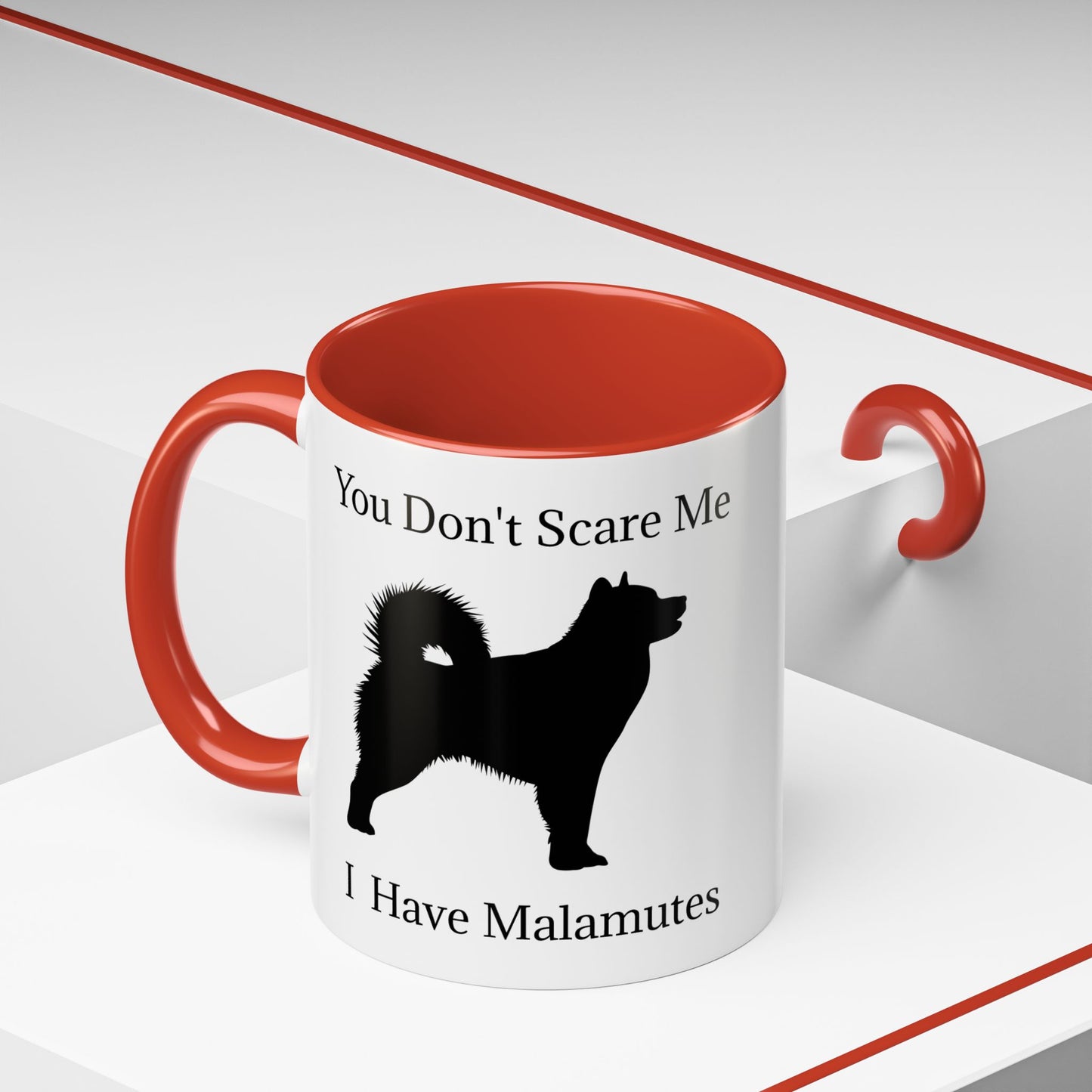 You Don't Scare Me 2-Tone Coffee Mug
