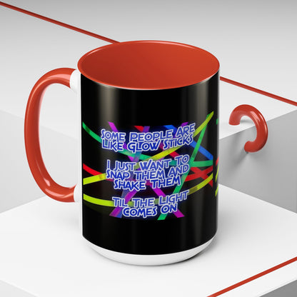 Glow Sticks 2-Tone Coffee Mug