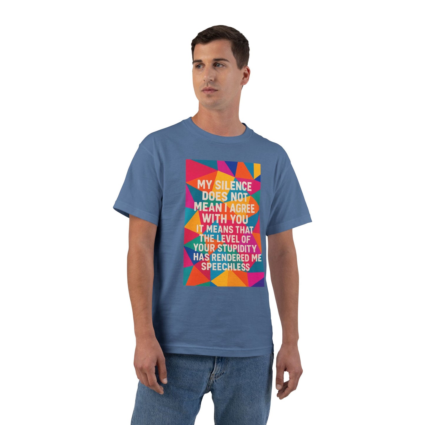 Speechless Men's Short-Sleeve Crewneck Tee