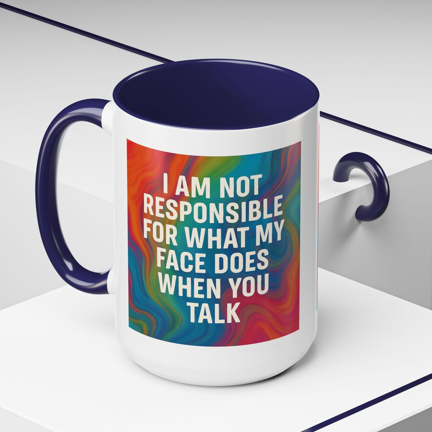 When You Talk 2-Tone Coffee Mug