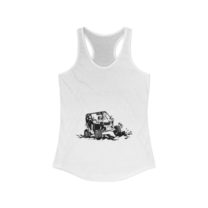 Slingin' Mud Side By Side Women's Racerback Tank