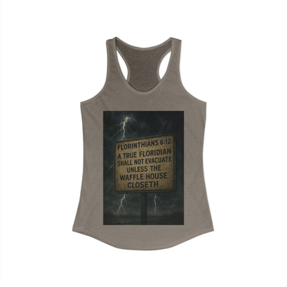 Florinthians 6:12 Women's Racerback Tank