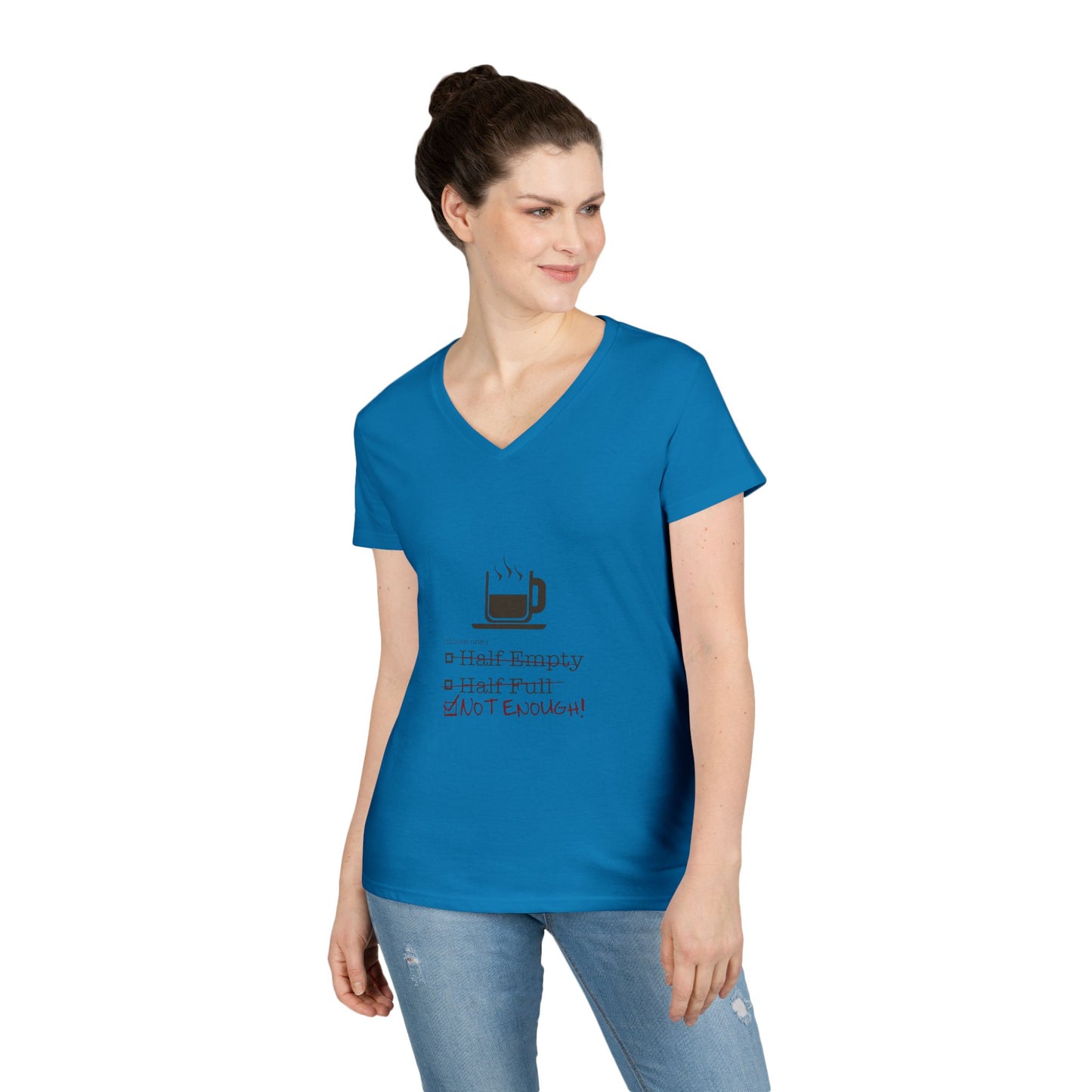 Not Enough Women's V-Neck T-Shirt