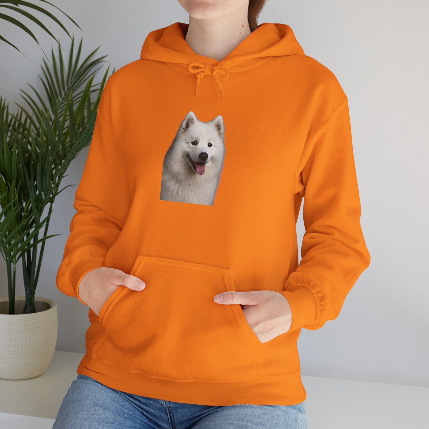 Samoyed Head Unisex Hoodie