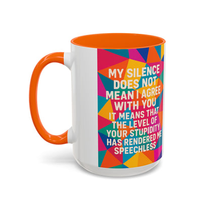 Speechless 2-Tone Coffee Mug
