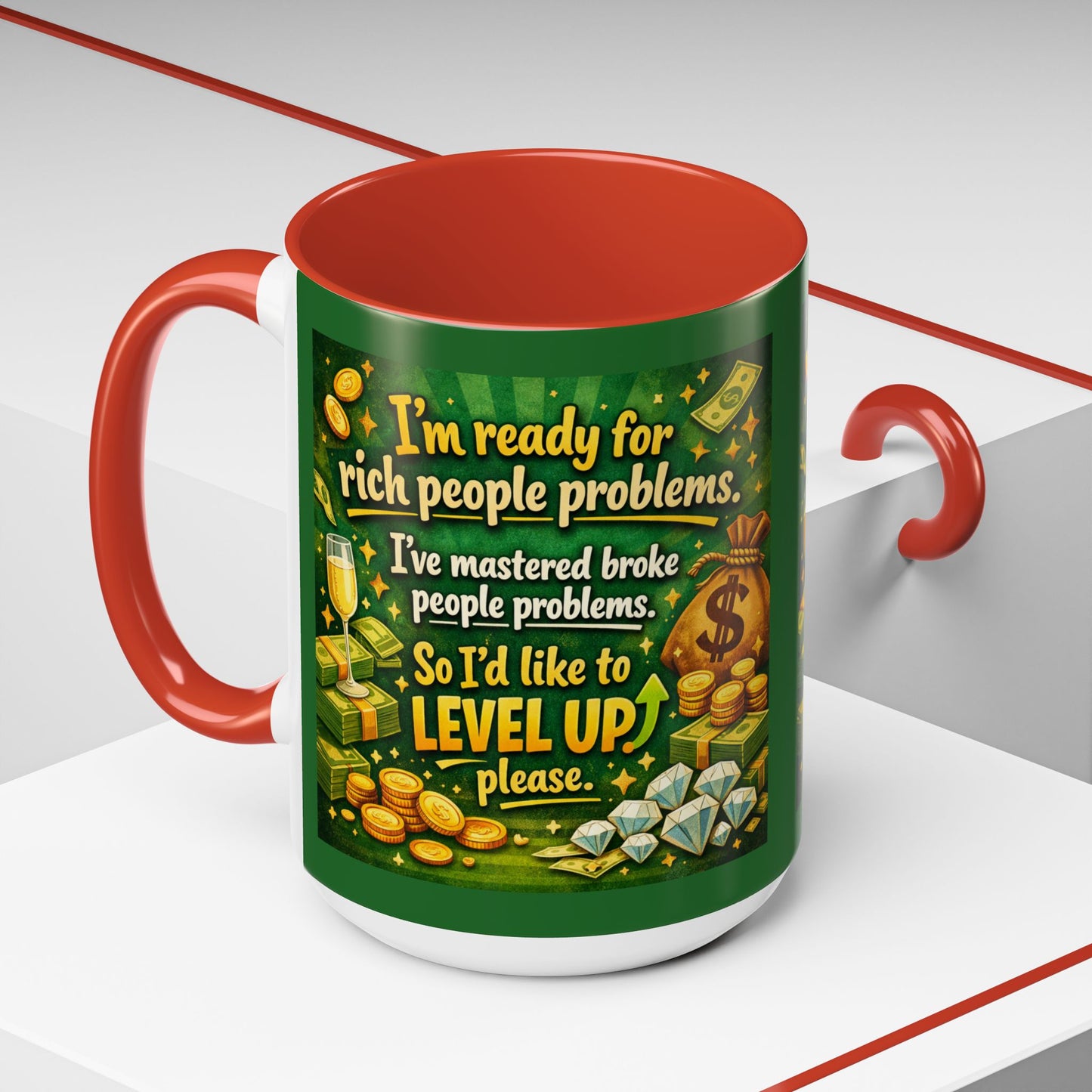 Level Up 2-Tone Coffee Mug