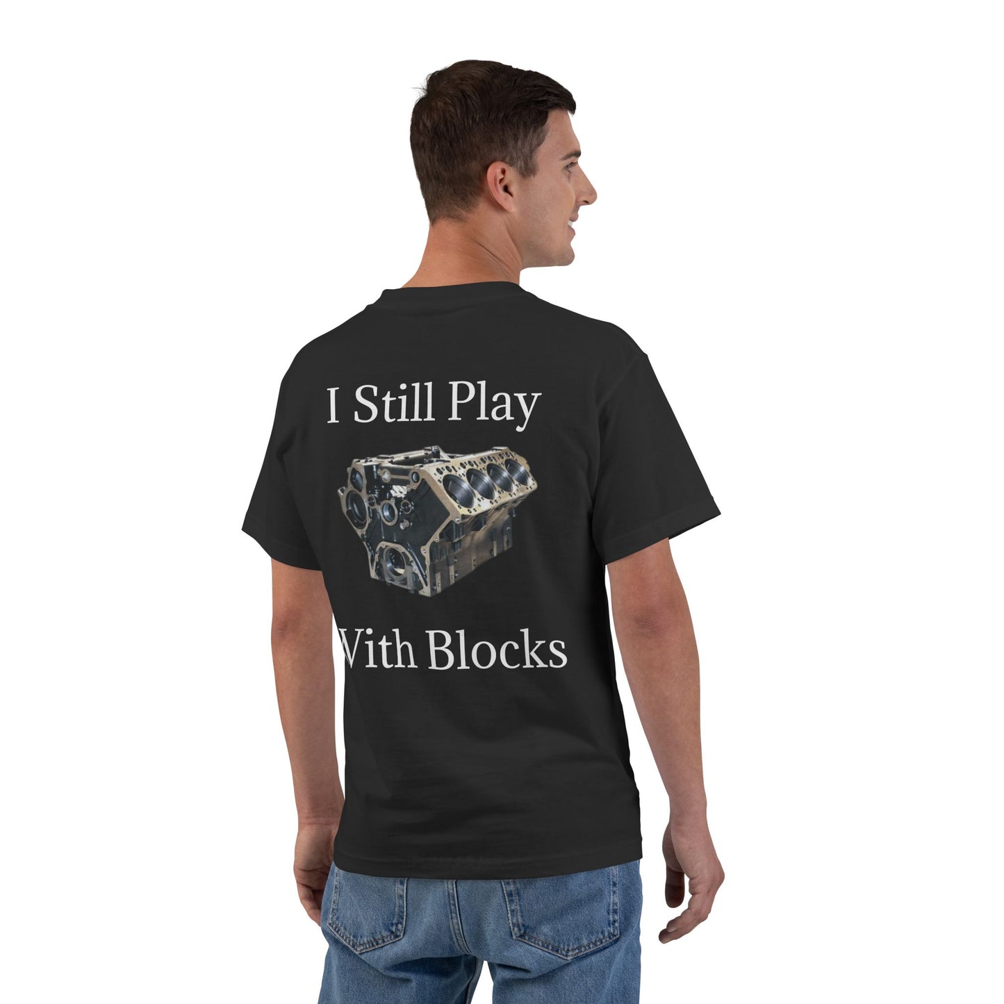 Play With Blocks Men's Short-Sleeve Crewneck Tee