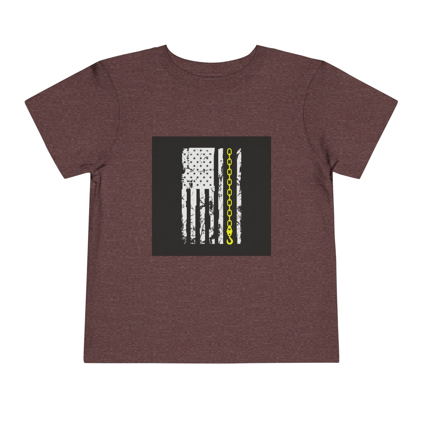 Thin Yellow Line Toddler Unisex Short Sleeve Crewneck Tee