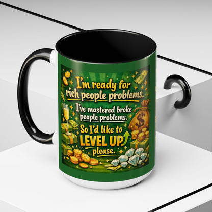 Level Up 2-Tone Coffee Mug