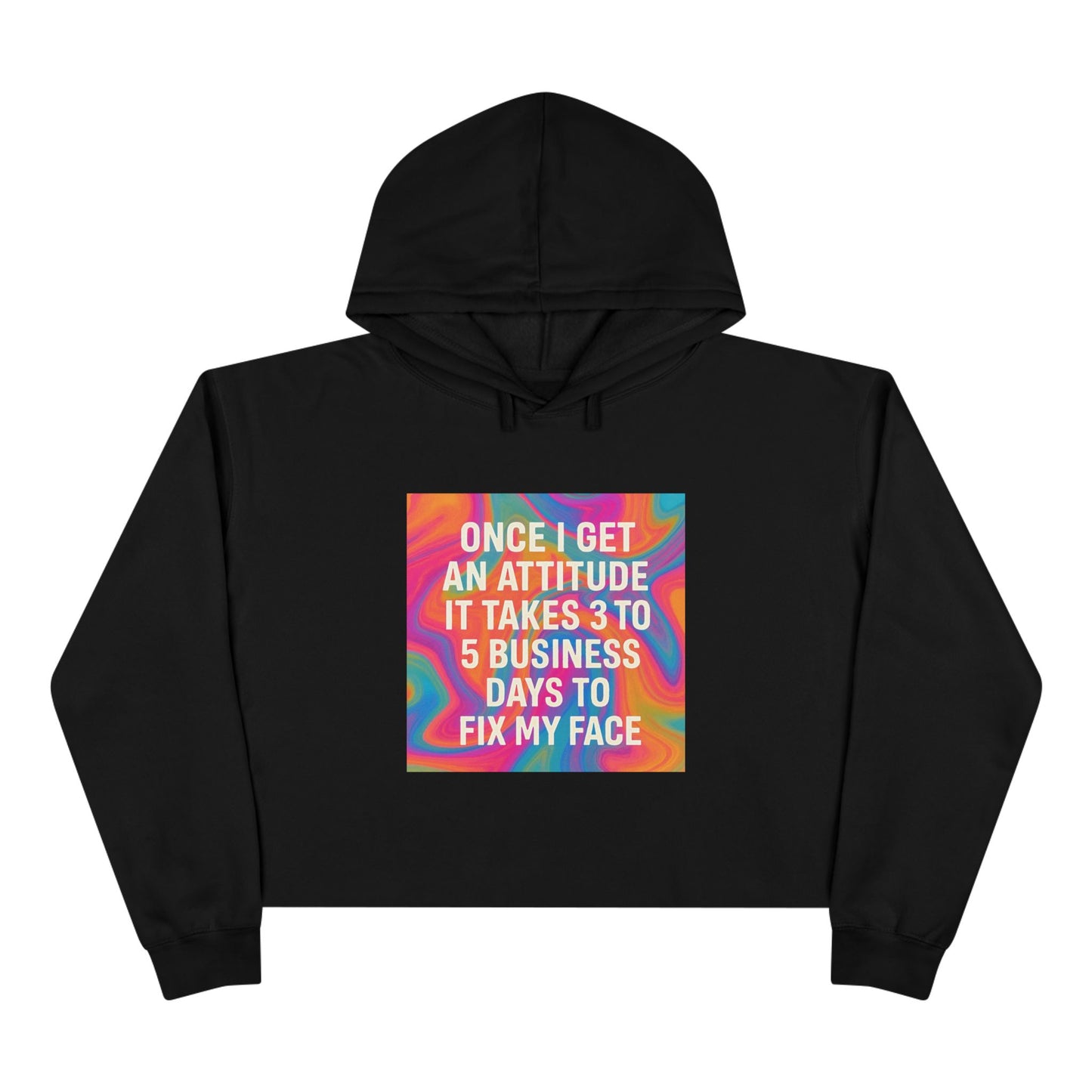 Fix My Face Women's Crop Hoodie