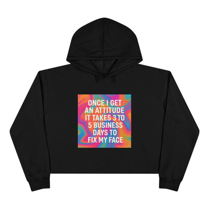 Fix My Face Women's Crop Hoodie
