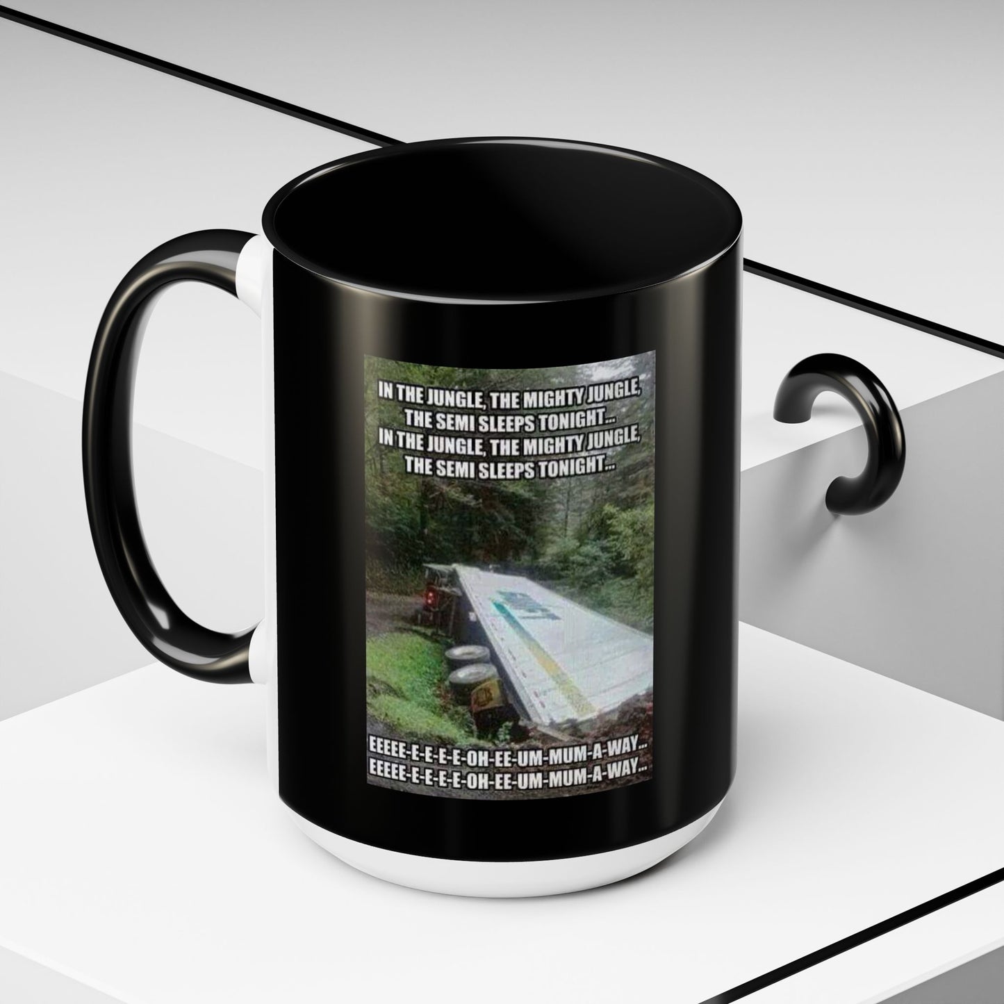Semi Sleeps 2-Tone Coffee Mug