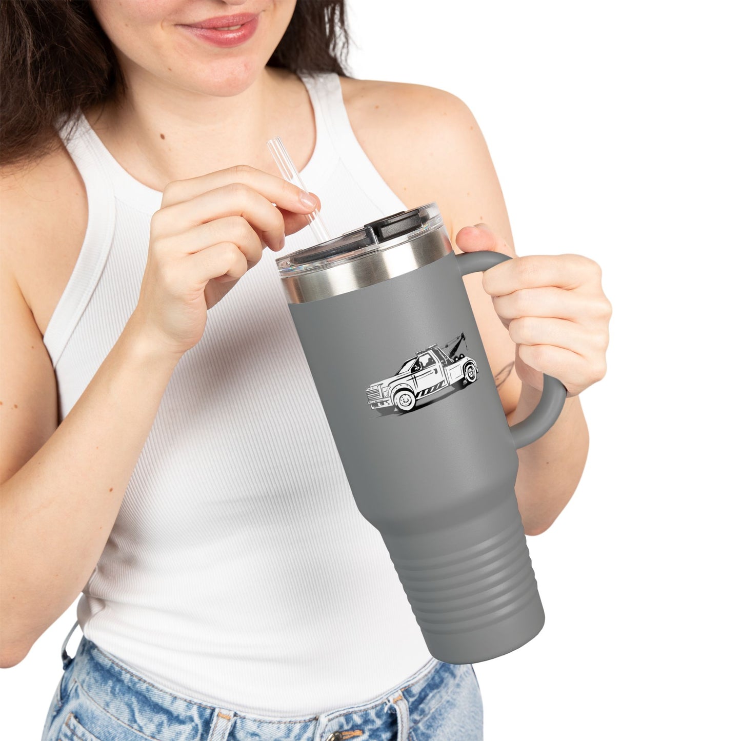 Wheel Lift Tow Truck Insulated Travel Mug