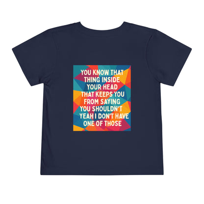 No Filter Toddler Unisex Short Sleeve Crewneck Tee