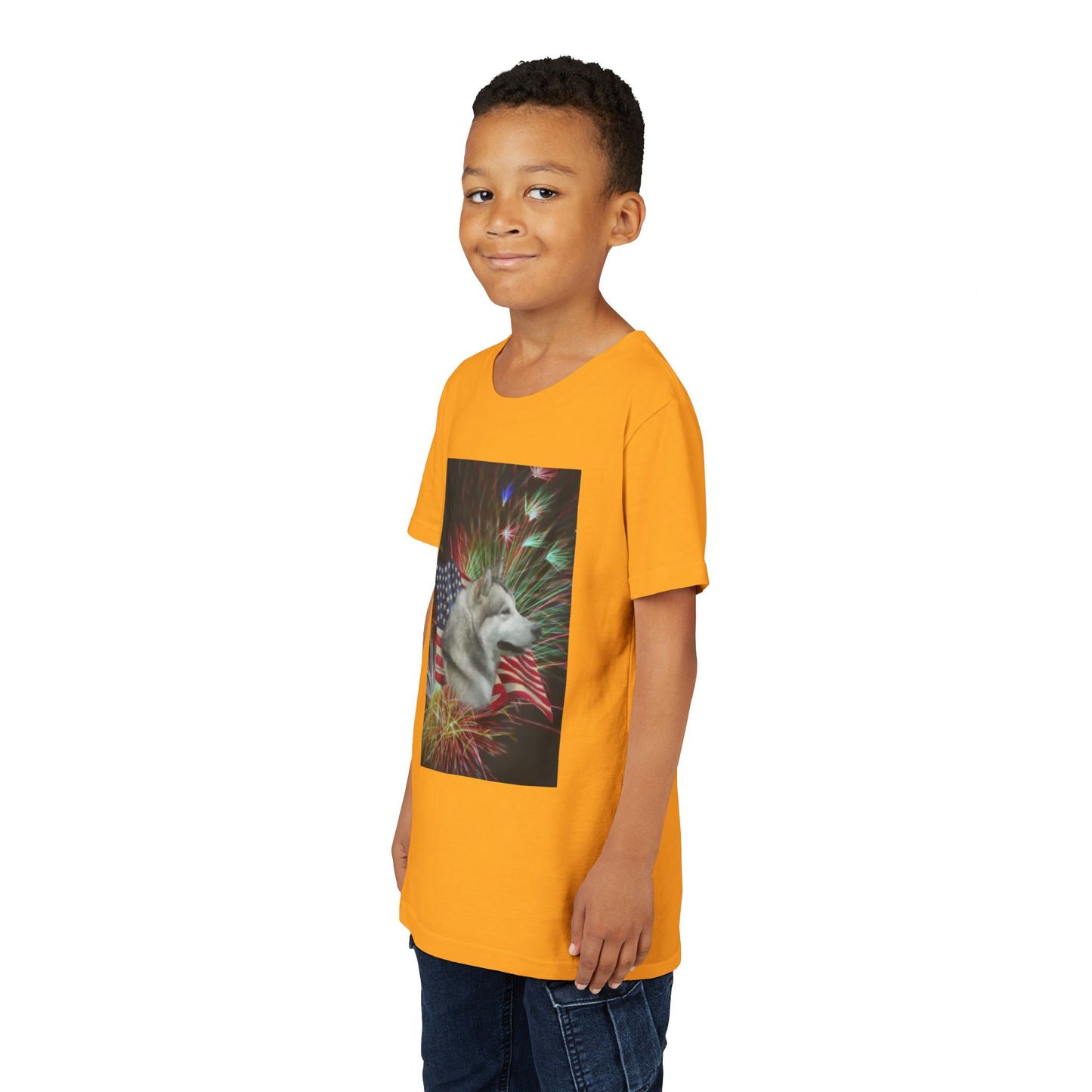 American Malamute Youth Unisex Short Sleeve Crewneck Tee