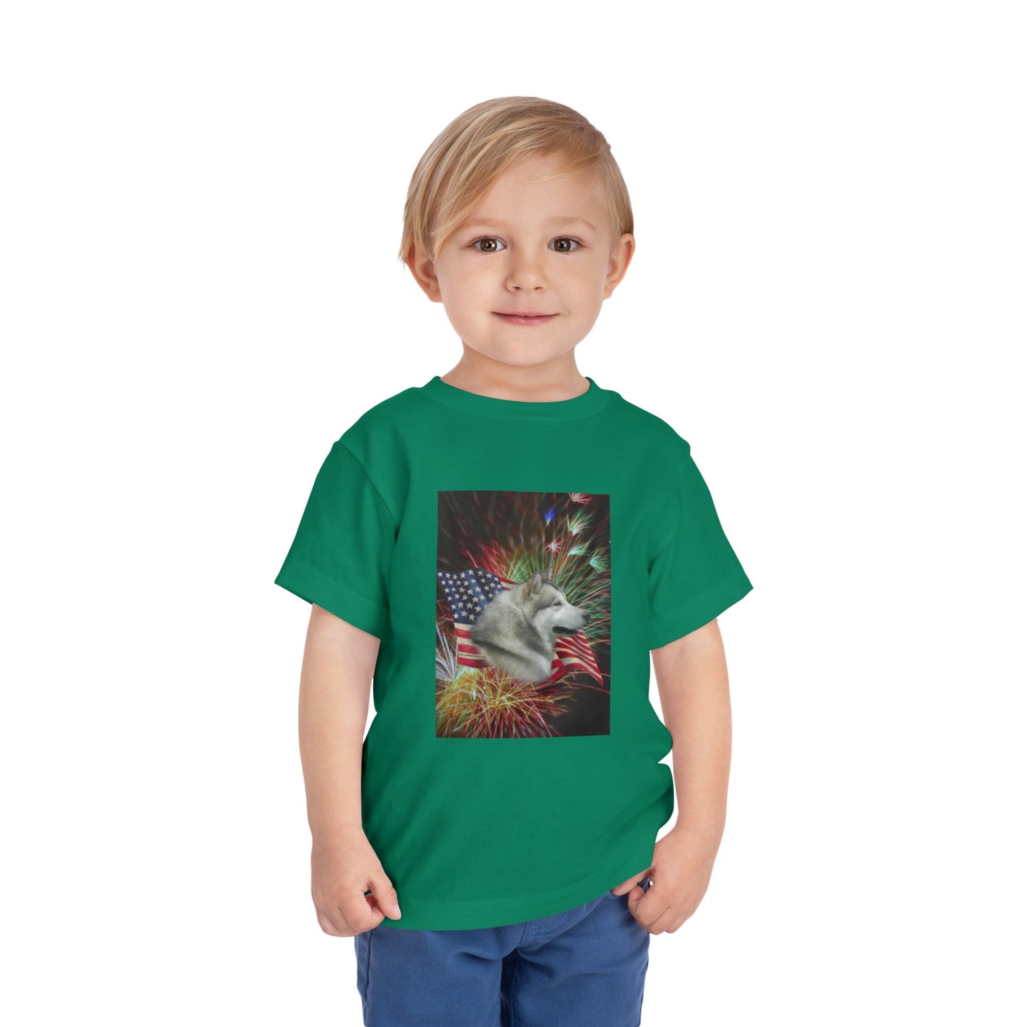 American Malamute Toddler Unisex Short Sleeve Crewneck Tee