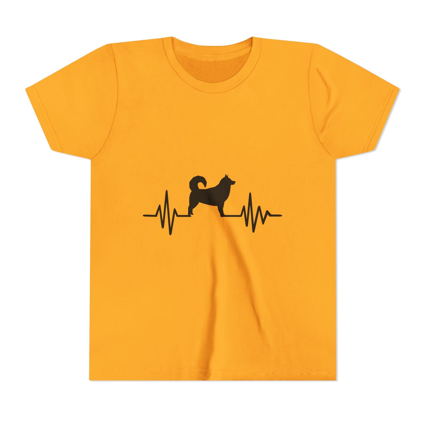 My Heart Beats For Malamutes Youth Unisex Short Sleeve Crewneck Tee