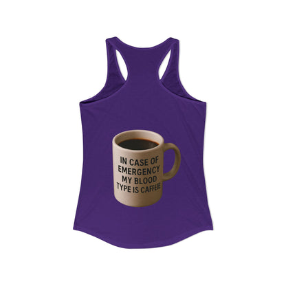 Blood Type Women's Racerback Tank