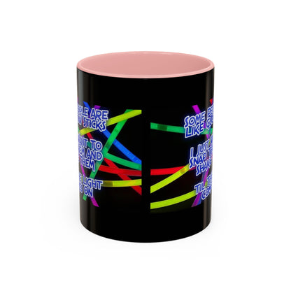 Glow Sticks 2-Tone Coffee Mug
