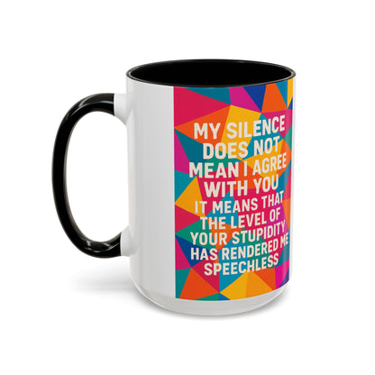 Speechless 2-Tone Coffee Mug
