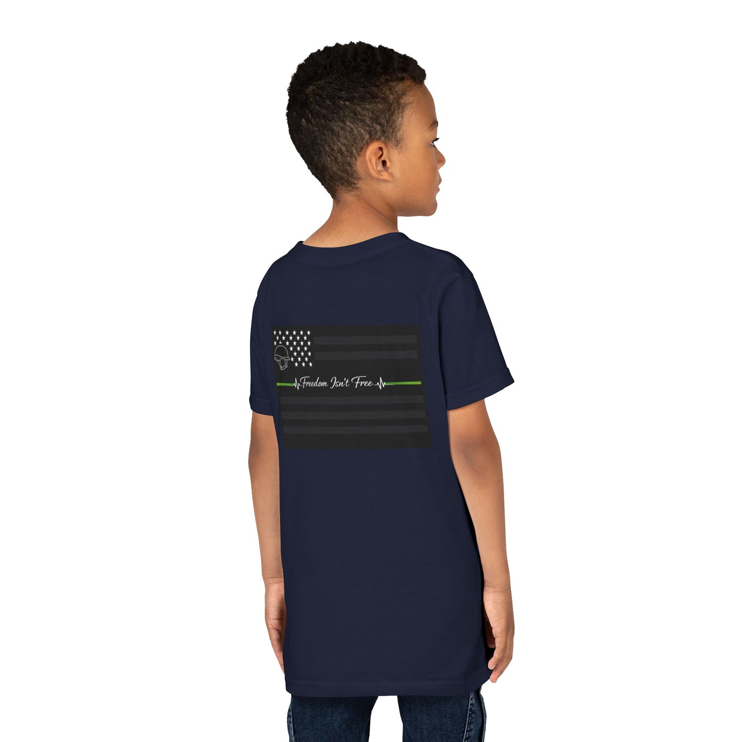 Thin Green Line Youth Unisex Short Sleeve Crewneck Tee